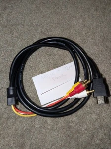 HDMI 2m 3x Phono AV Leitung Qualität HiFi Verbindungen Zugentlastung - Bild 1 von 1
