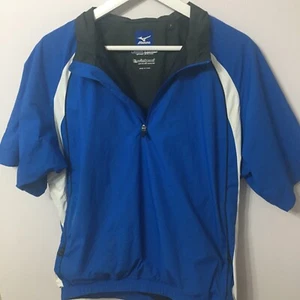 Mizuno Men’s Blue WindLite Performance Golf Wind Rain Top Short Sleeve Size Smal - Picture 1 of 11