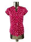 POMODORO Shirt NEW Size Small 10 Pink Cotton Womens Top Batik EU38 RRP £43