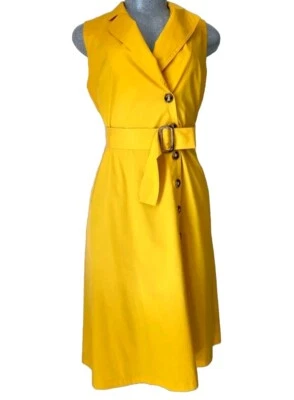 Worthington кнопка спереди линия платье CA золото, Sz L новый с Ярлыками  - Изображение 1 из 4