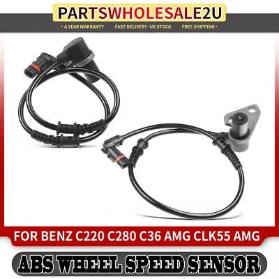 2x Front ABS Wheel Speed Sensor for Mercedes-Benz C280 C36 AMG CLK320 CLK55 AMG - Image 1 of 4
