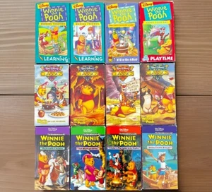 HUGE Retro Disney Cartoon VHS Lot - ALL Winnie The Pooh & Friends! FREE SHIPPING - Picture 1 of 15