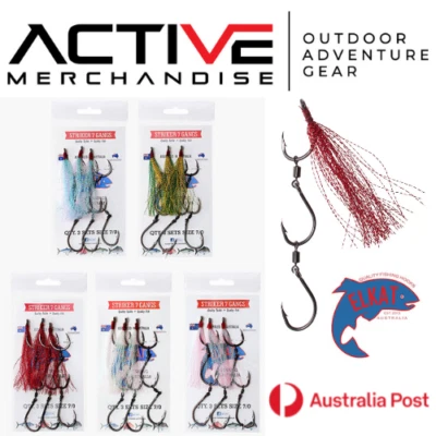 Elkat Striker 7 Gang Hooks - 3 sets per pack - Assembled in Australia - image 1 of 4