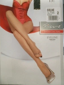 Fiore GOLDEN LINE NO TOE TIGHTS 15 Strumpfhose Zehenlos Größe 38-40 Farbe Black - Bild 1 von 1