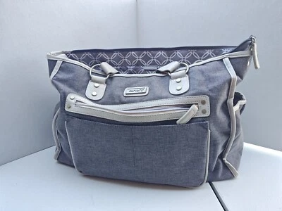 Large Diaper Bag/Fashion Tote CARTER'S Heather Gray/Beige  - Image 1 of 4