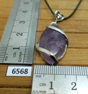 Pendentif argenté en AMETRINE pierre naturelle - collier reiki  lithotherapie - Picture 1 of 4