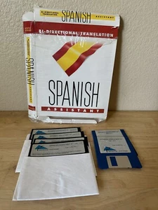 Vintage 1992 Microtac Spanish Assistant Bi-Directional Translation Version 5 - Picture 1 of 4