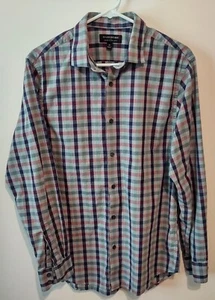 Banana Republic Men's Dress Shirt Size Medium Stretch Tailored Slim Fit - Picture 1 of 3