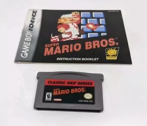 Classic Super Mario Bros. (Game Boy Advance, 2004) *Cart and Manual Only* GBA - Picture 1 of 14