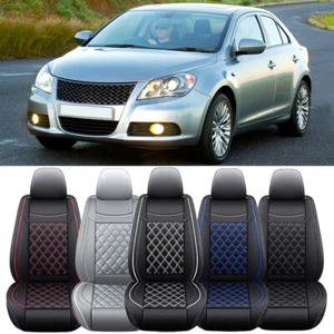 2/5 Car Seat Cover Luxury Leather Front &Rear Cushion For Suzuki Kizashi 2010-16 - Picture 1 of 37