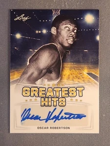 2016 Leaf Greatest Hits Autograph #GH-OR1 Oscar Robertson HOF Auto SSP - Picture 1 of 4