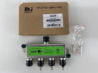 DirecTV Swim 4-Way SWM Splitter MSPLIT4R1-03 - Image 1 of 2