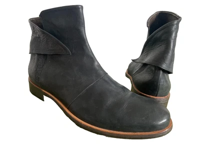 Botines para mujer COCLICO de cuero suave al tobillo talla 40,5 - negros Foto 1 de 4