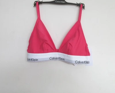 Calvin Klein Modern Cotton Unlined Triangle Bralette QF1061 S, M, L, XL $38 NWT - Image 1 of 2