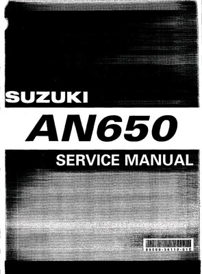 MANUALE RIVISTA OFFICINA RIPARAZIONE PDF SUZUKI BURGMAN ANNO 650 2003 FRANCESE - Immagine 1 di 2