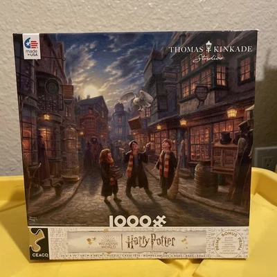 - Thomas Kinkade - Harry Potter - Mundo Mágico - Callejón Diagon - 1000 Piezas Foto 1 de 4