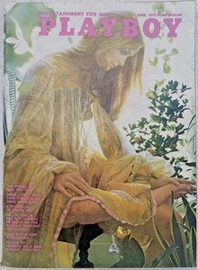 Playboy Magazine April 1972 Number 4 Volume 19 Vintage Rare with Centrefold - Picture 1 of 7