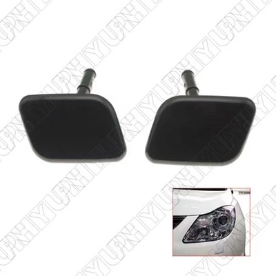 Car Front Bumper HeadLight Spray Nozzle Jet Cap Covers For Hyundai IX55 Veracruz - Image 1 of 4