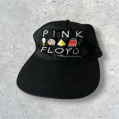 Pink Floyd Brockum 1992 Vintage Tour Cap One Size Black - Image 1 of 4