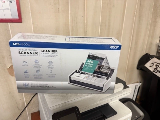 Brother ADS-1800W Wireless Compact Desktop Document Scanner OPEN BOX BRAND NEW - Image 1 of 1