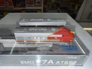 KATO N SCALE SANTA FE F7 AB SET . DCC READY. 176-2121 - Picture 1 of 7