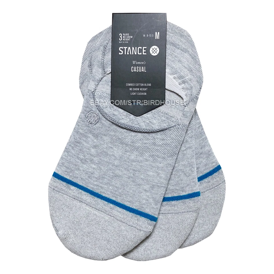 Calcetines invisibles Stance No Show 3 pr Sensible II mezcla de algodón forro soporte para arco Foto 1 de 1