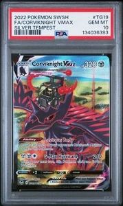 2022 Pokemon SWSH Corviknight VMAX Trainer Gallery Holo #TG19/TG30 PSA 10 - Bild 1 von 2