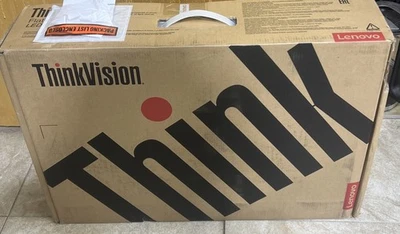 23.8" Lenovo ThinkVision P24h-2L QHD 1440p HDMI DP IPS Monitor New In Box - Image 1 of 4
