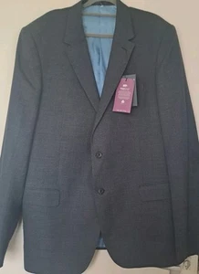 M And S Jacket Uk XL Chest 48" Blue Pure New Wool Length 31" Lined Pockets BNWT - Picture 1 of 10