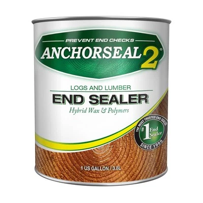 1 Gallon Anchorseal 2 Green Wood Sealer Protects Against End Grain Checking