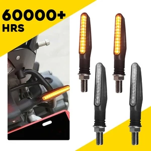 Luces intermitentes indicadoras LED ámbar para motocicleta Yamaha Suzuki BMW - Imagen 1 de 17