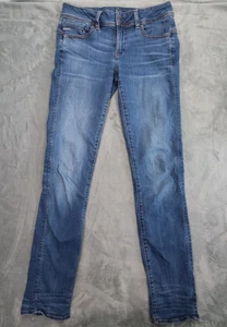 G-Star Raw Women's 32 x 36 Midge Mid Straight Leg Jeans Blue Denim Med Wash - Picture 1 of 10