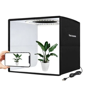 PULUZ Soft Box Set Portable Folding Photography Tent Box +12 Colors Backdrops l9 - Picture 1 of 12