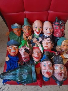 19 Alte seltene Kasperlepuppen Kasperlefiguren - Bild 1 von 6