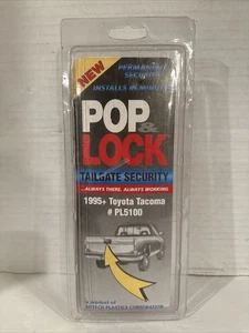 Pop & Lock PL5100 Black Manual Tailgate Lock for 1995-2004 Toyota Tacoma - Picture 1 of 3