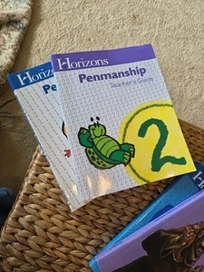 Horizons Penmanship Teachers Guides -1st, 2nd, 5th, 6t Grade Homeschool Book Lot - Picture 1 of 3