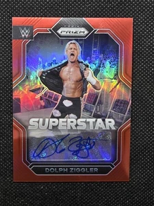 2023 WWE Panini Prizm DOLPH ZIGGLER Superstar Autógrafo Rojo Prizm Automático/99 - Imagen 1 de 2