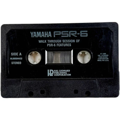 YAMAHA PSR-6 Walk Through Session Cassette Tape Hal Leonard Publishing 1988 - Image 1 of 2
