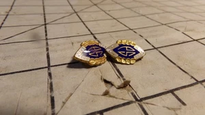 2 Perfect Spelling Hat / Lapel / Tie pins - Picture 1 of 3