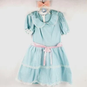 El Disfraz De Halloween De Los Gemelos Brillantes Talla Mediana Azul Con Lazo - Imagen 1 de 5