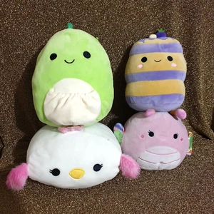 4x Squishmallows Arlie Paden Blueberry Alyssa Swan Brielana Butterfly Bulk Lot - Bild 1 von 19