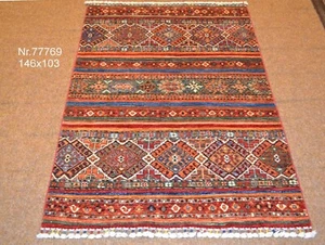 Handgeknüpfter Orientteppich Ariana aus Afghanistan Nr.77769  146x103cm - Bild 1 von 13