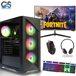 RTX Gaming PC Bundle 27'' Curved i7 12700KF 32GB DDR4 6GB RTX 3050 1TB M.2 Win11 - Picture 1 of 11
