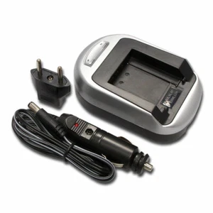 Akku Ladegerät für Casio NP-100 NP100 NP-100DBA NP100DBA Wand + Auto Adapter - Bild 1 von 2