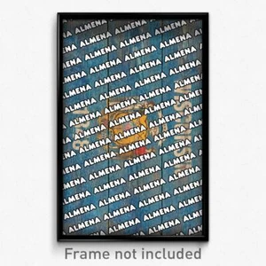 Almena Wisconsin Poster (WI City Souvenir 11x17 Town Print) - Picture 1 of 1