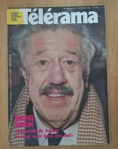 TELEVISION PROGRAMMES TELE TELERAMA N°1699 AOUT 1982 MICHEL SIMON - Picture 1 of 1