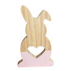 Pine Wood Rabbit Hollow Star Heart Home Decoration Tabletop Indoor Ornament 85