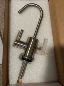 Whitehaus Forever Hot Kitchen Faucet With Brushed Nickel Finish WHFH-C1403 - Picture 1 of 4