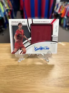 Marash Kumbulla Roma Albania Patch Auto 1/1 Uno di Uno Immacolata Panini - Foto 1 di 2