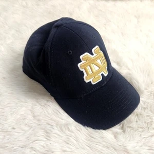 Notre Dame Hat Fitted Cap Gold Logo Top Of The World One Size - Picture 1 of 6